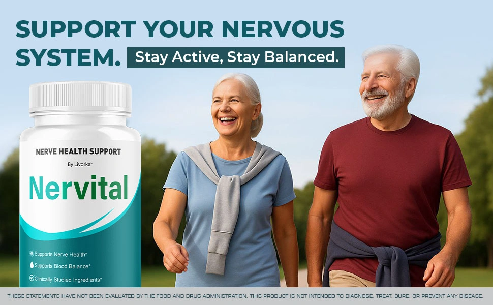 NerVital Nerve Support Supplement Bottles